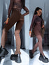 Choco, LUX legingi ar šķēlumiem LM1173